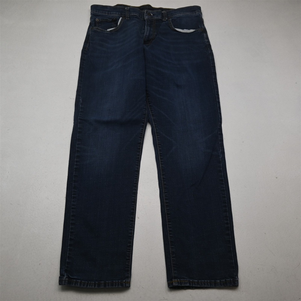Lucky Brand 36x32 Dark Stretch Denim‎ 221 Straight Mens Jeans